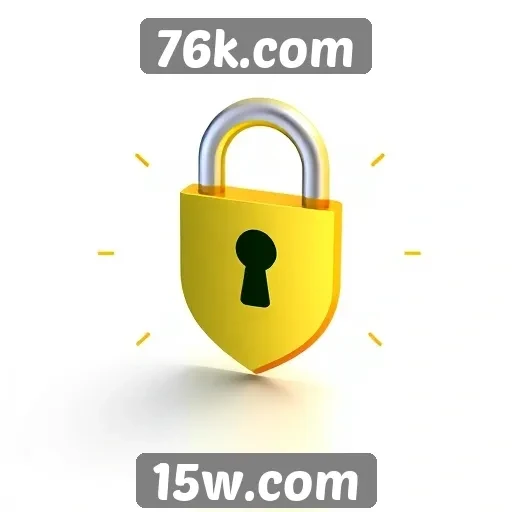 Recursos de segurança no site 76k.com